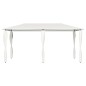 vidaXL Gazebo con Montanti Rivestiti 3x6x2,6 m Crema 160 g/m² vidaXL Gazebo con Montanti Rivestiti 3x6x2,6 m Crema 160 g/m²