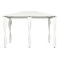 vidaXL Gazebo con Montanti Rivestiti 3x4x2,6 m Crema 160 g/m²