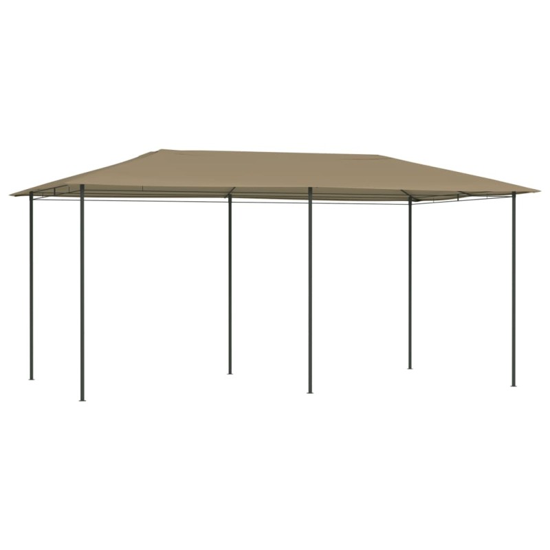 vidaXL Gazebo 3x6x2,6 m Grigio Talpa 160 g/m² vidaXL Gazebo 3x6x2,6 m Grigio Talpa 160 g/m²