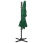 vidaXL Ombrellone a 4 Livelli con Palo in Alluminio Verde 250x250 cm vidaXL Ombrellone a 4 Livelli con Palo in Alluminio Verde 250x250 cm