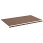 vidaXL Tessuto di Ricambio per Tenda da Sole Marrone 6x3,5 m vidaXL Tessuto di Ricambio per Tenda da Sole Marrone 6x3,5 m