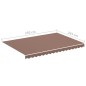 vidaXL Tessuto di Ricambio per Tenda da Sole Marrone 3,5x2,5 m vidaXL Tessuto di Ricambio per Tenda da Sole Marrone 3,5x2,5 m