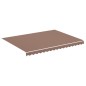 vidaXL Tessuto di Ricambio per Tenda da Sole Marrone 4x3 m vidaXL Tessuto di Ricambio per Tenda da Sole Marrone 4x3 m