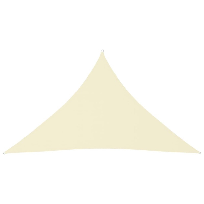 vidaXL Parasole a Vela Oxford Triangolare 5x5x6 m Crema vidaXL Parasole a Vela Oxford Triangolare 5x5x6 m Crema