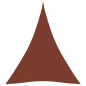 vidaXL Parasole a Vela Tessuto Oxford Triangolare 4x5x5 m Terracotta  