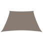 vidaXL Parasole a Vela in Tela Oxford a Trapezio 2/4x3 m Tortora vidaXL Parasole a Vela in Tela Oxford a Trapezio 2/4x3 m Tortora