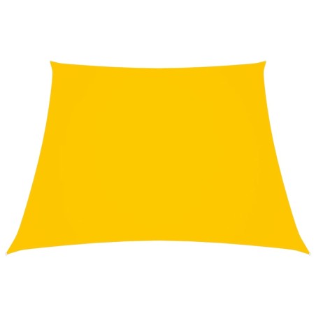 vidaXL Parasole a Vela in Tela Oxford a Trapezio 3/4x3 m Giallo