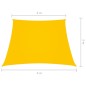 vidaXL Parasole a Vela in Tela Oxford a Trapezio 3/4x3 m Giallo vidaXL Parasole a Vela in Tela Oxford a Trapezio 3/4x3 m Giallo