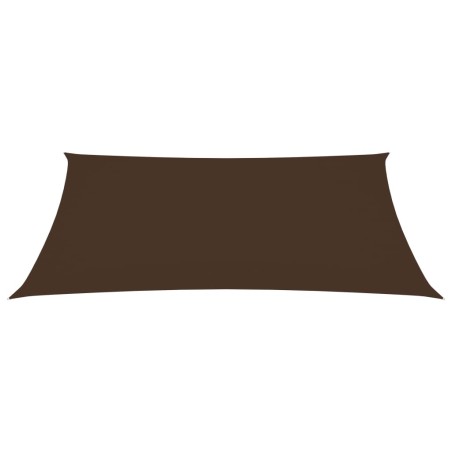 vidaXL Parasole a Vela Oxford Rettangolare 2x4,5 m Marrone