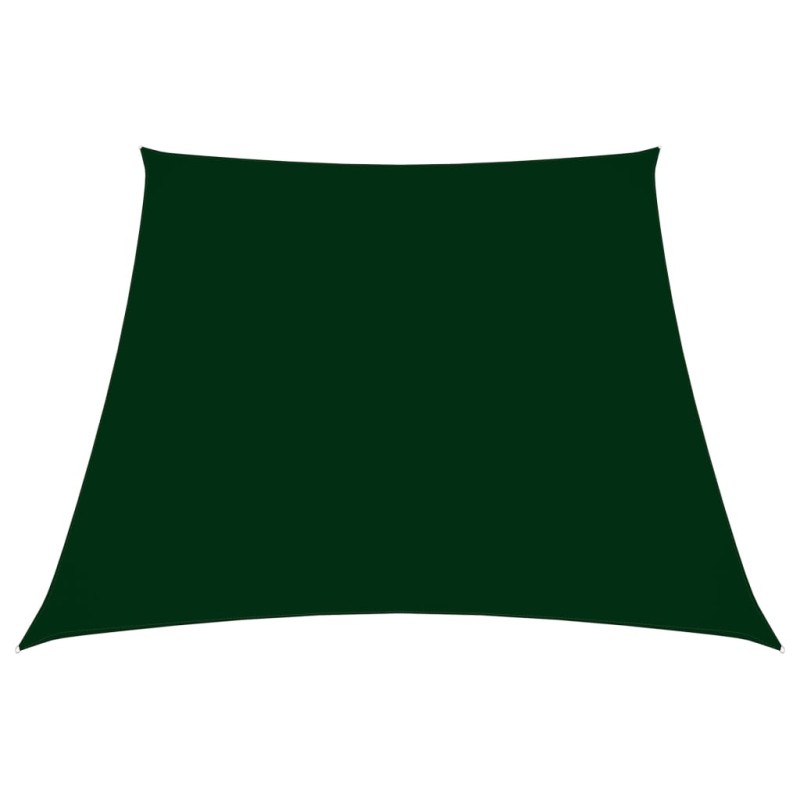 vidaXL Parasole a Vela in Tela Oxford a Trapezio 2/4x3 m Verde Scuro vidaXL Parasole a Vela in Tela Oxford a Trapezio 2/4x3 m Verde Scuro