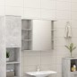 vidaXL Set Mobili da Bagno 3 pz Grigio Cemento in Truciolato vidaXL Set Mobili da Bagno 3 pz Grigio Cemento in Truciolato