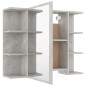 vidaXL Set Mobili da Bagno 3 pz Grigio Cemento in Truciolato vidaXL Set Mobili da Bagno 3 pz Grigio Cemento in Truciolato