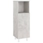 vidaXL Set Mobili da Bagno 3 pz Grigio Cemento in Truciolato vidaXL Set Mobili da Bagno 3 pz Grigio Cemento in Truciolato