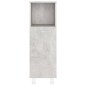 vidaXL Set Mobili da Bagno 3 pz Grigio Cemento in Truciolato vidaXL Set Mobili da Bagno 3 pz Grigio Cemento in Truciolato
