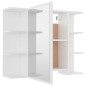 vidaXL Set Mobili da Bagno 4 pz Bianco in Truciolato vidaXL Set Mobili da Bagno 4 pz Bianco in Truciolato
