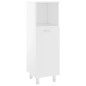 vidaXL Set Mobili da Bagno 4 pz Bianco in Truciolato vidaXL Set Mobili da Bagno 4 pz Bianco in Truciolato