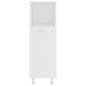 vidaXL Set Mobili da Bagno 4 pz Bianco in Truciolato vidaXL Set Mobili da Bagno 4 pz Bianco in Truciolato