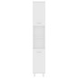 vidaXL Set Mobili da Bagno 4 pz Bianco in Truciolato vidaXL Set Mobili da Bagno 4 pz Bianco in Truciolato