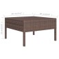 vidaXL Set Divani da Giardino 10 pz con Cuscini in Polyrattan Marrone vidaXL Set Divani da Giardino 10 pz con Cuscini in Polyrattan Marrone