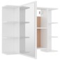 vidaXL Set Mobili da Bagno 3 pz Bianco in Truciolato vidaXL Set Mobili da Bagno 3 pz Bianco in Truciolato