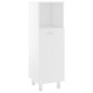 vidaXL Set Mobili da Bagno 3 pz Bianco in Truciolato vidaXL Set Mobili da Bagno 3 pz Bianco in Truciolato