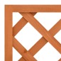 vidaXL Fioriera con Traliccio Arancione 50x25x90 cm Massello di Abete vidaXL Fioriera con Traliccio Arancione 50x25x90 cm Massello di Abete
