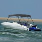 vidaXL Bimini di Prua con Tendalino a 3 Archi Antracite 183x180x137 cm vidaXL Bimini di Prua con Tendalino a 3 Archi Antracite 183x180x137 cm