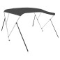 vidaXL Bimini di Prua con Tendalino a 3 Archi Antracite 183x180x137 cm vidaXL Bimini di Prua con Tendalino a 3 Archi Antracite 183x180x137 cm