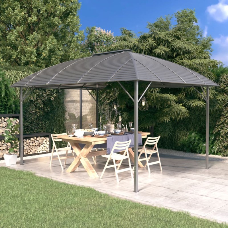 vidaXL Gazebo con Tetto ad Arco 3x4 m Antracite vidaXL Gazebo con Tetto ad Arco 3x4 m Antracite