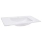 vidaXL Lavabo da Incasso 900x460x130 mm in SMC Bianco