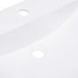 vidaXL Lavabo da Incasso 900x460x130 mm in SMC Bianco