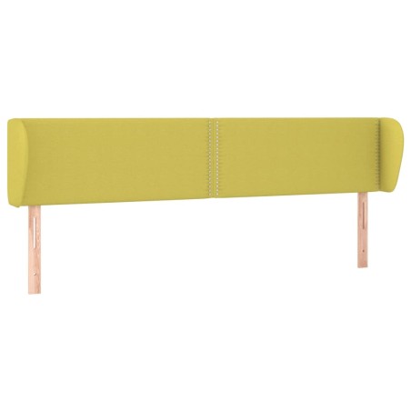 Testiera ad Orecchio Verde 183x23x78/88 cm in Tessuto