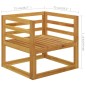 vidaXL Set Divani da Giardino 7 pz con Cuscini Crema Massello Acacia vidaXL Set Divani da Giardino 7 pz con Cuscini Crema Massello Acacia