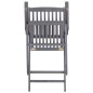 vidaXL Sedie da Giardino Pieghevoli 6pz con Cuscini in Massello Acacia vidaXL Sedie da Giardino Pieghevoli 6pz con Cuscini in Massello Acacia