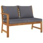 vidaXL Set Divani da Giardino 6 pz con Cuscini in Massello di Acacia vidaXL Set Divani da Giardino 6 pz con Cuscini in Massello di Acacia