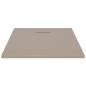 vidaXL Piatto Doccia in SMC Marrone 100x80 cm