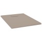 vidaXL Piatto Doccia in SMC Marrone 100x70 cm vidaXL Piatto Doccia in SMC Marrone 100x70 cm