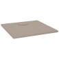 vidaXL Piatto Doccia in SMC Marrone 80x80 cm vidaXL Piatto Doccia in SMC Marrone 80x80 cm