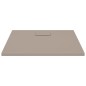 vidaXL Piatto Doccia in SMC Marrone 80x80 cm vidaXL Piatto Doccia in SMC Marrone 80x80 cm