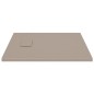 vidaXL Piatto Doccia in SMC Marrone 80x80 cm vidaXL Piatto Doccia in SMC Marrone 80x80 cm