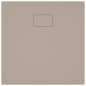 vidaXL Piatto Doccia in SMC Marrone 80x80 cm vidaXL Piatto Doccia in SMC Marrone 80x80 cm