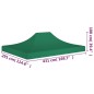 vidaXL Tetto per Tendone per Feste 4,5x3 m Verde 270 g/m² vidaXL Tetto per Tendone per Feste 4,5x3 m Verde 270 g/m²