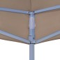vidaXL Tetto per Tendone per Feste 4,5x3 m Grigio Talpa 270 g/m² vidaXL Tetto per Tendone per Feste 4,5x3 m Grigio Talpa 270 g/m²