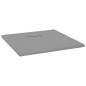vidaXL Piatto Doccia in SMC Grigio 80x80 cm vidaXL Piatto Doccia in SMC Grigio 80x80 cm