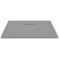 vidaXL Piatto Doccia in SMC Grigio 80x80 cm vidaXL Piatto Doccia in SMC Grigio 80x80 cm