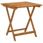 vidaXL Set da Pranzo da Giardino 3 pz Pieghevole in Massello di Acacia