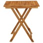 vidaXL Set da Pranzo da Giardino 3 pz Pieghevole in Massello di Acacia