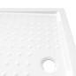 vidaXL Piatto Doccia con Superficie Puntinata Bianco 70x100x4cm in ABS vidaXL Piatto Doccia con Superficie Puntinata Bianco 70x100x4cm in ABS