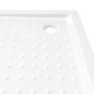 vidaXL Piatto Doccia con Superficie Puntinata Bianco 90x90x4 cm in ABS vidaXL Piatto Doccia con Superficie Puntinata Bianco 90x90x4 cm in ABS