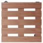 vidaXL Carrelli Portavasi 2 pz Marroni 30x30x7,5 cm in WPC vidaXL Carrelli Portavasi 2 pz Marroni 30x30x7,5 cm in WPC